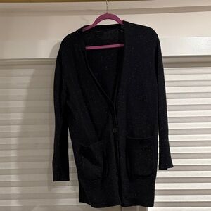 J Crew Black Women's charcoal Sweater with Pockets. J crew. Medium